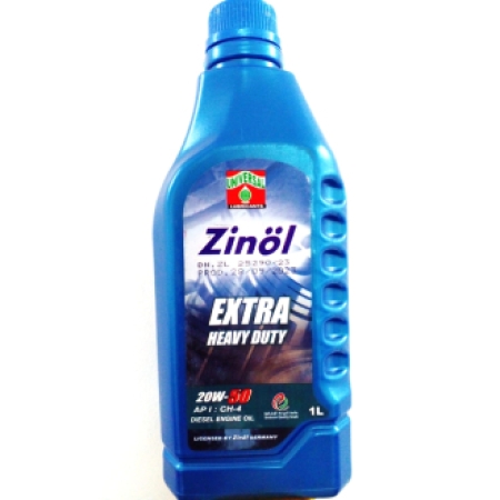 Zinol Extra Heavy Duty Diesel Engine Oil 20W50 - 1L